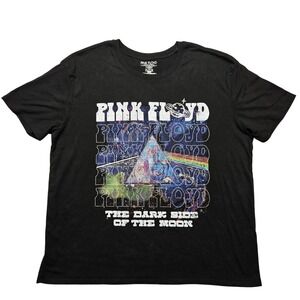 Pink Floyd Shirt Mens XL Black Dark Side Of The Moon Band Tee Rock Music